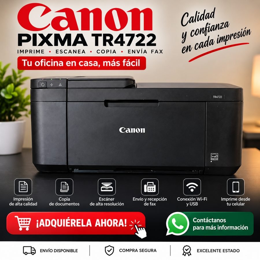 Impresora multifuncional Canon PIXMA TR4722